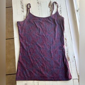 Nollie maroon paisley tshirt